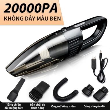 Máy hút bụi cầm tay mini không dây 20.000PA mạnh Bản Adapter, chỉ 249.000₫