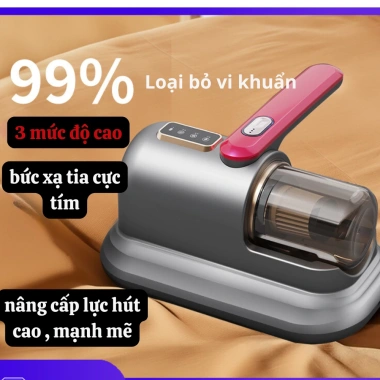 Máy hút bụi cầm tay mini không dây 2.024 - Lực hút 10.000PA, công suất cao, đa năng cho giường, sofa, quần áo - 699.000₫