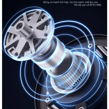 Máy hút bụi cầm tay mini không dây 5.500Pa 120W cho giường và ô tô, giá chỉ 102.000đ