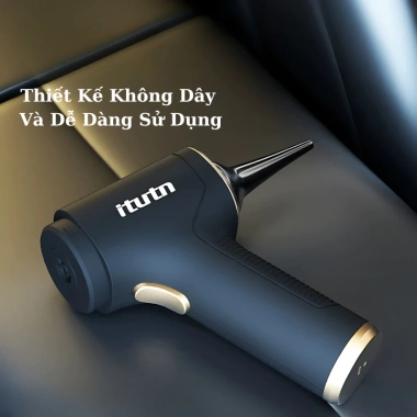 Máy hút bụi cầm tay mini không dây 6.000Pa, lọc HEPA thép, mạnh mẽ, nhỏ gọn cho ô tô - Giá 229.000 VND 3
