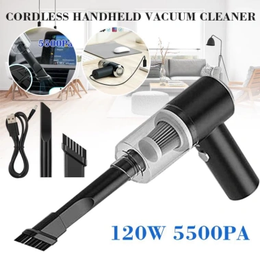 Máy hút bụi cầm tay mini không dây lực hút mạnh sạc USB dùng cho ô tô giá 75.000 VND 5