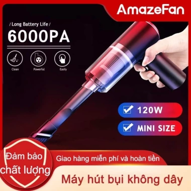 Máy Hút Bụi Cầm Tay Mini Không Dây MKS053 - Sạc Điện, Đánh Bay Bụi Ô Tô, Ga, Giường, Chăn - Giá chỉ 179.950 VND