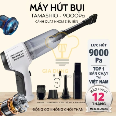 Máy Hút Bụi Cầm Tay Mini Không Dây MKS053 - Sạc Điện, Đánh Bay Bụi Ô Tô, Ga, Giường, Chăn - Giá chỉ 179.950 VND
