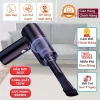 Máy hút bụi cầm tay mini lực hút mạnh, sạc USB, dùng cho ô tô, giường đệm 60k 2