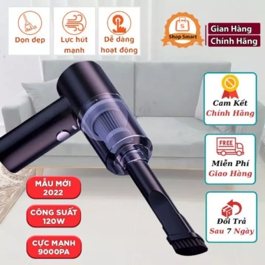 Máy hút bụi cầm tay mini lực hút mạnh, sạc USB, dùng cho ô tô, giường đệm 60k 2 Máy hút bụi cầm tay mini lực hút mạnh, sạc USB, dùng cho ô tô, giường đệm 60k 2