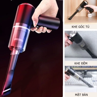 Máy hút bụi cầm tay mini USB cho ô tô, giường đệm, nhỏ gọn, sạc nhanh - 59k 4