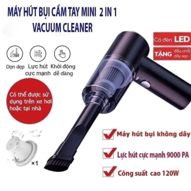 Máy hút bụi cầm tay mini YT-M2.037 - Vacuum Cleaner ô tô tiện lợi, giá 75.000