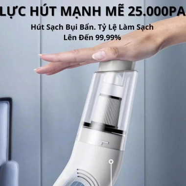 Máy hút bụi cầm tay MISUMA không dây 20.000Pa - Siêu mạnh cho sàn, ô tô, giường, chỉ 420.000₫