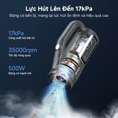 Máy Hút Bụi Cầm Tay Simplus 17.000Pa XCQH008 - Lực Hút Mạnh, Bảo Hành 1 Năm, 529.000₫ 3