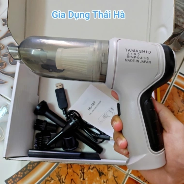 Máy hút bụi cầm tay TAMASHIO không dây 7 đầu hút Nhật Bản dọn dẹp ngóc ngách
