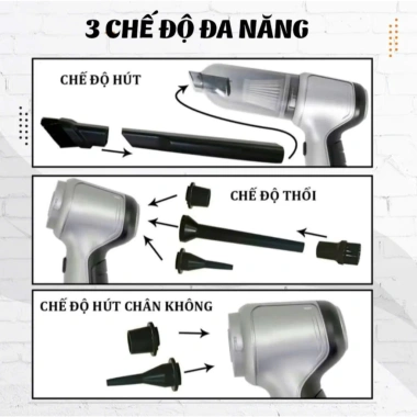 Máy hút bụi cầm tay TAMASHIO không dây 7 đầu hút Nhật Bản dọn dẹp ngóc ngách