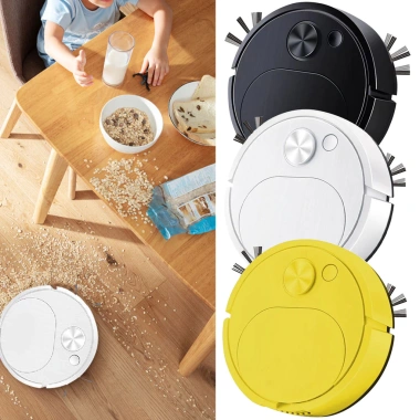 Máy hút bụi Cây lau nhà tự động 3 trong 1 - Tiếng ồn thấp, sạc lại, robot quét thông minh, loại vết bẩn tóc - 164.888₫