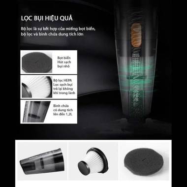 Máy Hút Bụi Deerma DX115C 600W 3 trong 1 Đa Năng gia đình, Giá Gốc 623k Giảm còn 499k 5