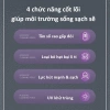 Máy Hút Bụi Giường Nệm Cầm Tay KYTO Không Dây Đèn UV Sạc Type‑C Siêu Nhẹ Đa Năng Giá 365k 9