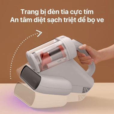 Máy hút bụi giường nệm Deerma CM980 13.000Pa sấy khô khí nóng UV khử khuẩn, bảo hành 12 tháng 9
