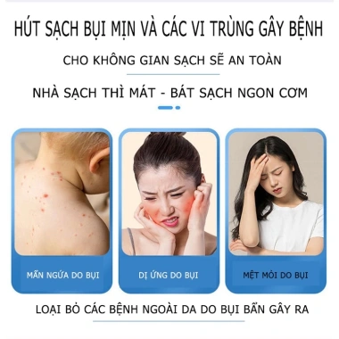Máy Hút Bụi Giường Nệm Mini Tia UV Khử Khuẩn Đa Năng MKS055 - Giá 176.900đ 6