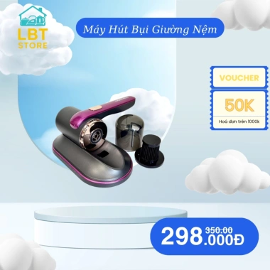 Máy Hút Bụi Giường Nệm MVM Store Nontaus Mini Cầm Tay Không Dây, Diệt Khuẩn - Giá 299.000₫