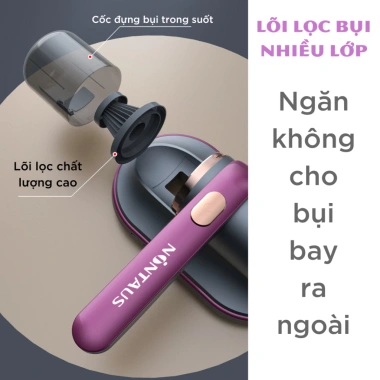 Máy Hút Bụi Giường Nệm Nontaus 12.000Pa UV Diệt Khuẩn - Giá 400.000