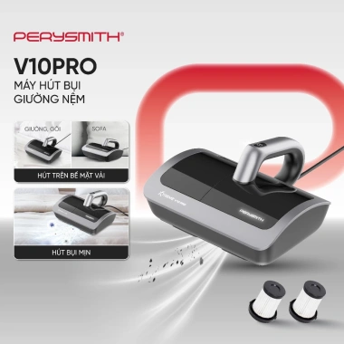 Máy Hút Bụi Giường Nệm PerySmith V20Pro Không Dây Gọn Nhẹ Diệt Khuẩn Hút Bụi Mịn Đèn UV 1.079.000 VND 3 Máy Hút Bụi Giường Nệm PerySmith V20Pro Không Dây Gọn Nhẹ Diệt Khuẩn Hút Bụi Mịn Đèn UV 1.079.000 VND 3