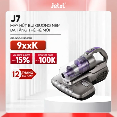 Máy hút bụi JETZT J7 - Đánh bay bụi giường nệm, diệt khuẩn UV, giá chỉ 990.000đ
