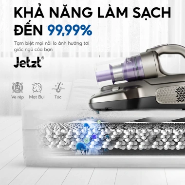 Máy hút bụi JETZT J7 - Đánh bay bụi giường nệm, diệt khuẩn UV, giá chỉ 990.000đ