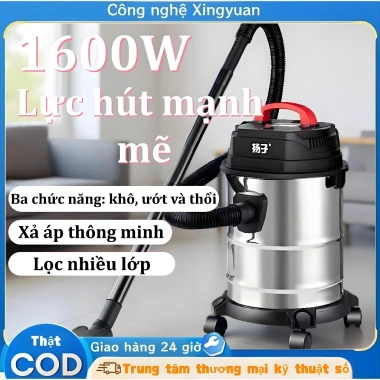 Máy hút bụi khô ướt đa năng, công suất lớn, giá 950k Siêu khuyến mãi, hút mạnh, loại bỏ mạt bụi