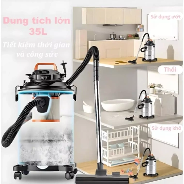 Máy hút bụi khô ướt đa năng, công suất lớn, giá 950k Siêu khuyến mãi, hút mạnh, loại bỏ mạt bụi