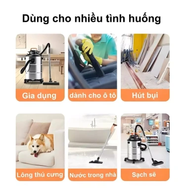 Máy hút bụi khô ướt đa năng, công suất lớn, giá 950k Siêu khuyến mãi, hút mạnh, loại bỏ mạt bụi 4 Máy hút bụi khô ướt đa năng, công suất lớn, giá 950k Siêu khuyến mãi, hút mạnh, loại bỏ mạt bụi 4