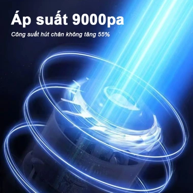 Máy hút bụi không dây 4in1 120W - Lực hút mạnh cho ô tô, gia đình, xe hơi