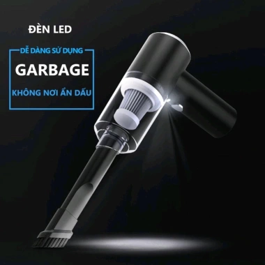 Máy hút bụi không dây cầm tay 9.900Pa - Lực hút mạnh, nhỏ gọn, dùng cho ô tô và giường nệm, tiện lợi, bền bỉ