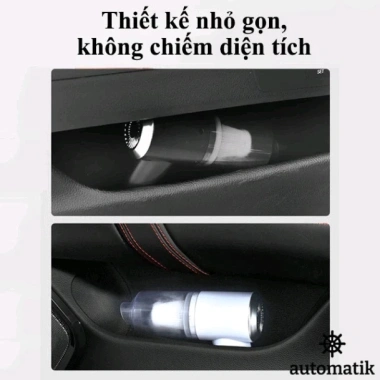 Máy hút bụi không dây cầm tay 9.900Pa - Lực hút mạnh, nhỏ gọn, dùng cho ô tô và giường nệm, tiện lợi, bền bỉ