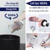 Máy hút bụi không dây cầm tay mini đa năng, thiết kế nhỏ gọn, 2 lõi lọc - Chỉ 349.000₫ 7