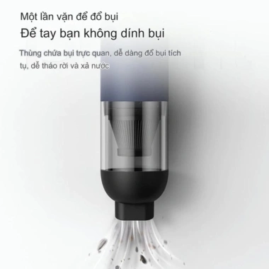 Máy hút bụi không dây cầm tay V01 Mini 4.000Pa - Mạnh cho xe hơi, gia đình, giá 245.000₫