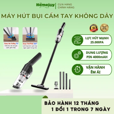 Máy Hút Bụi Không Dây DELADEP MHB03 - Lực Hút 25.000Pa, Dùng Ô Tô, Sofa, Gia Đình - 259.000đ
