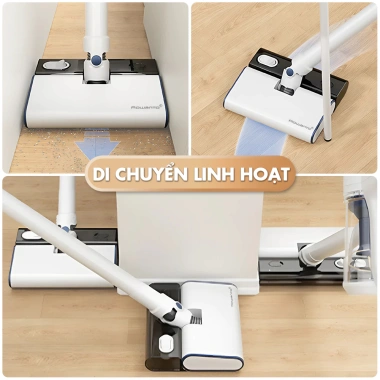 Máy hút bụi lau nhà cầm tay Rowanto RV02 2 trong 1, có dây, BH 12 tháng, chỉ 60.000₫