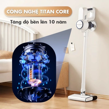 Máy hút bụi lau nhà cầm tay Rowanto RV02 2 trong 1, có dây, BH 12 tháng, chỉ 60.000₫
