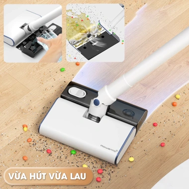 Máy hút bụi lau nhà cầm tay Rowanto RV02 2 trong 1, có dây, BH 12 tháng, chỉ 60.000₫