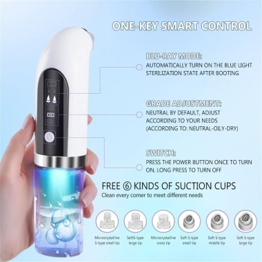 Máy hút bụi lỗ chân lông sạc USB - Loại bỏ mụn đầu đen, làm sạch, bong bóng nhỏ, 283.690₫ 5 Máy hút bụi lỗ chân lông sạc USB - Loại bỏ mụn đầu đen, làm sạch, bong bóng nhỏ, 283.690₫ 5