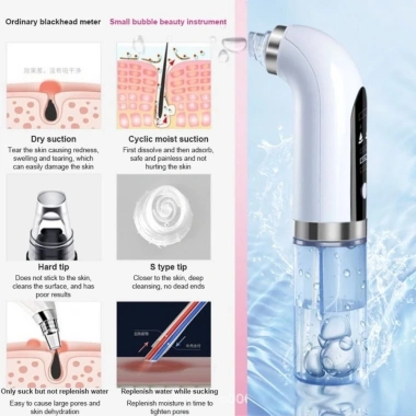Máy hút bụi lỗ chân lông, tẩy mụn đầu đen USB – Sữa rửa mặt giảm mụn, chất lượng salon, giá 300.960₫