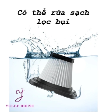 Máy hút bụi mini cầm tay AIKESI 4.000Pa tặng 4 đầu, chỉ 75.000₫ YULEE HOUSE 8