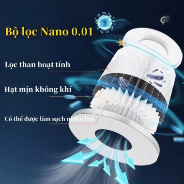Máy Hút Bụi Mini Cầm Tay Deli Không Dây – Lực Hút Mạnh, Sạch Bàn Phím & Ô Tô 6