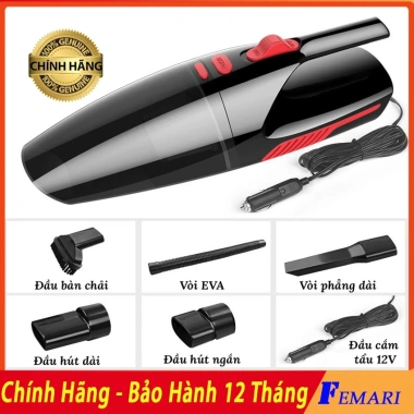 Máy hút bụi mini cầm tay FEMARI 12V ô tô- Siêu khỏe, bảo hành 1 đổi 1, chỉ 219.000₫ 8
