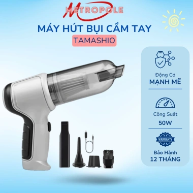 Máy hút bụi mini cầm tay không dây 5 đầu hút thổi - Dùng ô tô, sofa - Bảo hành 12 tháng - Giá 129.000₫ 10 Máy hút bụi mini cầm tay không dây 5 đầu hút thổi - Dùng ô tô, sofa - Bảo hành 12 tháng - Giá 129.000₫ 10