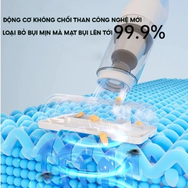 Máy Hút Bụi Mini Cầm Tay Không Dây - Công Suất Lớn, Hút Bụi Ô tô và Giường Nệm, Giá 309.000₫ 5