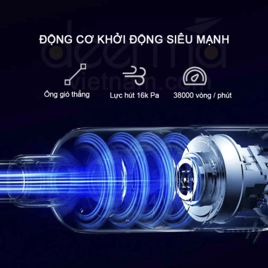Máy hút bụi mini cầm tay không dây đa năng, công suất cao, lực hút mạnh, giá 299.000đ 7