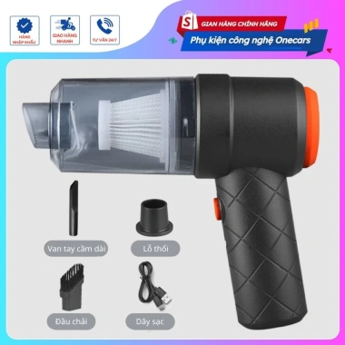 Máy Hút Bụi Mini Cầm Tay Không Dây, Sạc Điện Thông Minh - Giá Chỉ 90.000 VND
