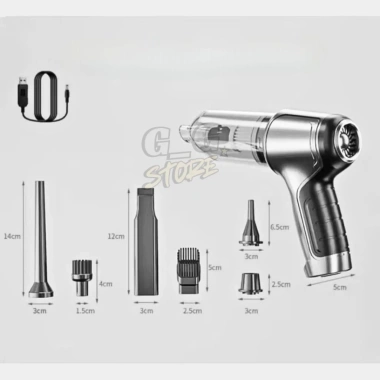 Máy Hút Bụi Mini Cầm Tay Không Dây Tamashiro 9.000Pa USB, 5 Đầu Hút - Giá 119k