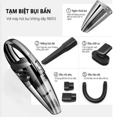 Máy hút bụi mini cầm tay Nhật Bản - Siêu nhẹ, công suất mạnh, giá 350.000đ