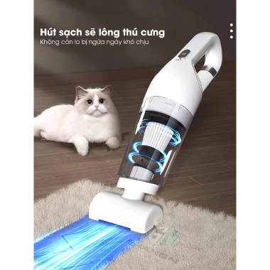 Máy hút bụi mini cầm tay SHANEN 25.000 Pa, tích hợp đèn Pin đa năng, bảo hành 12 tháng, giá 429.000 9