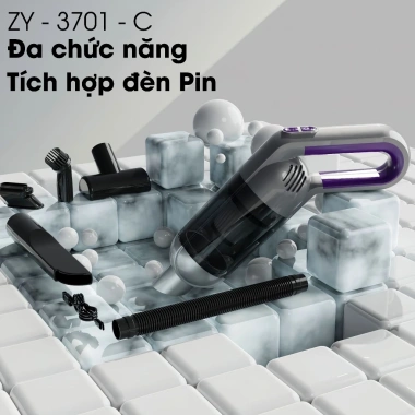 Máy hút bụi mini cầm tay SHANEN 25.000 Pa, tích hợp đèn Pin đa năng, bảo hành 12 tháng, giá 429.000 10